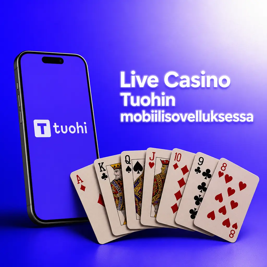 Tuohi Live Casino mobiilisovelluksessa