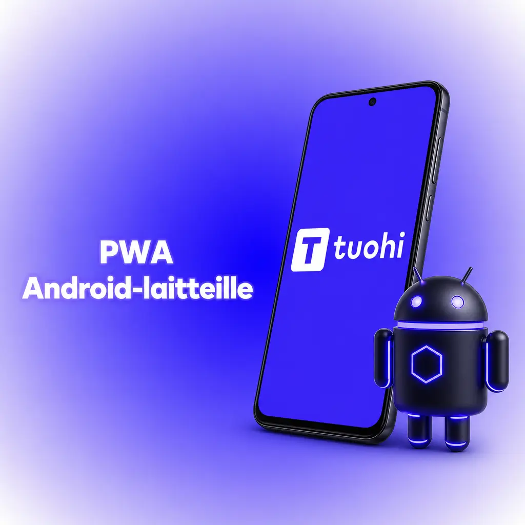PWA-sovelluksen asennus Android-laitteelle