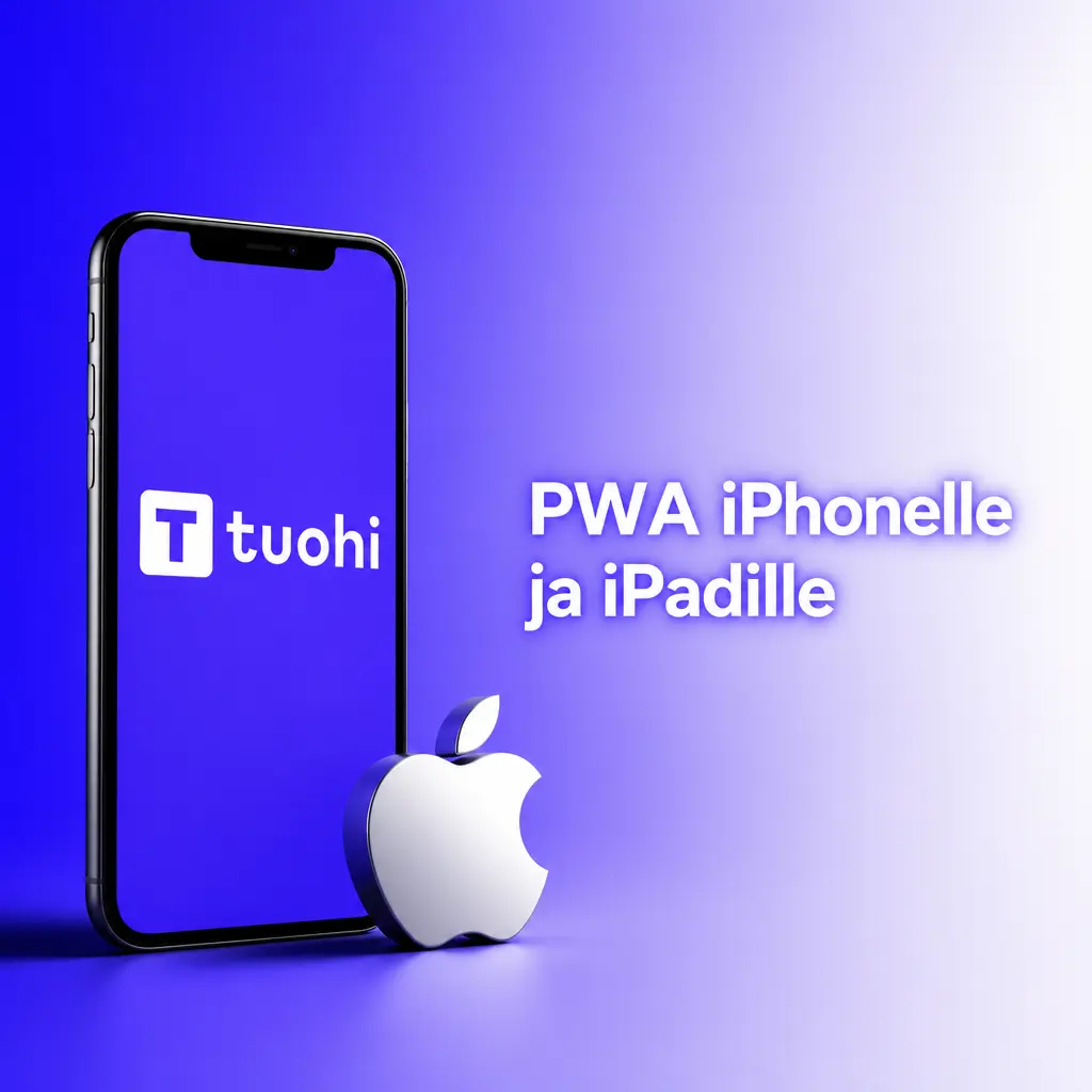 PWA-sovelluksen lisääminen iPhonen tai iPadin Koti-valikkoon
